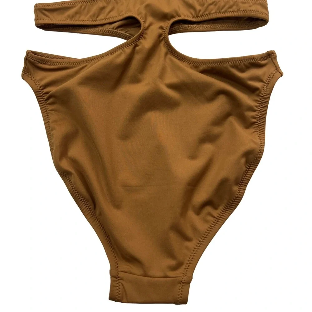 SKIMS Swim Tank Monokini Almond Womens‎ XXS